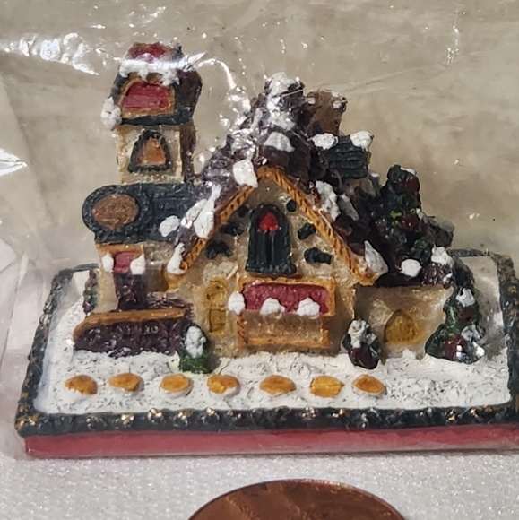 Vtg Sealed Town Square Miniatures Miniature Dollhouse Gingerbread House #G3269 - Picture 2 of 13
